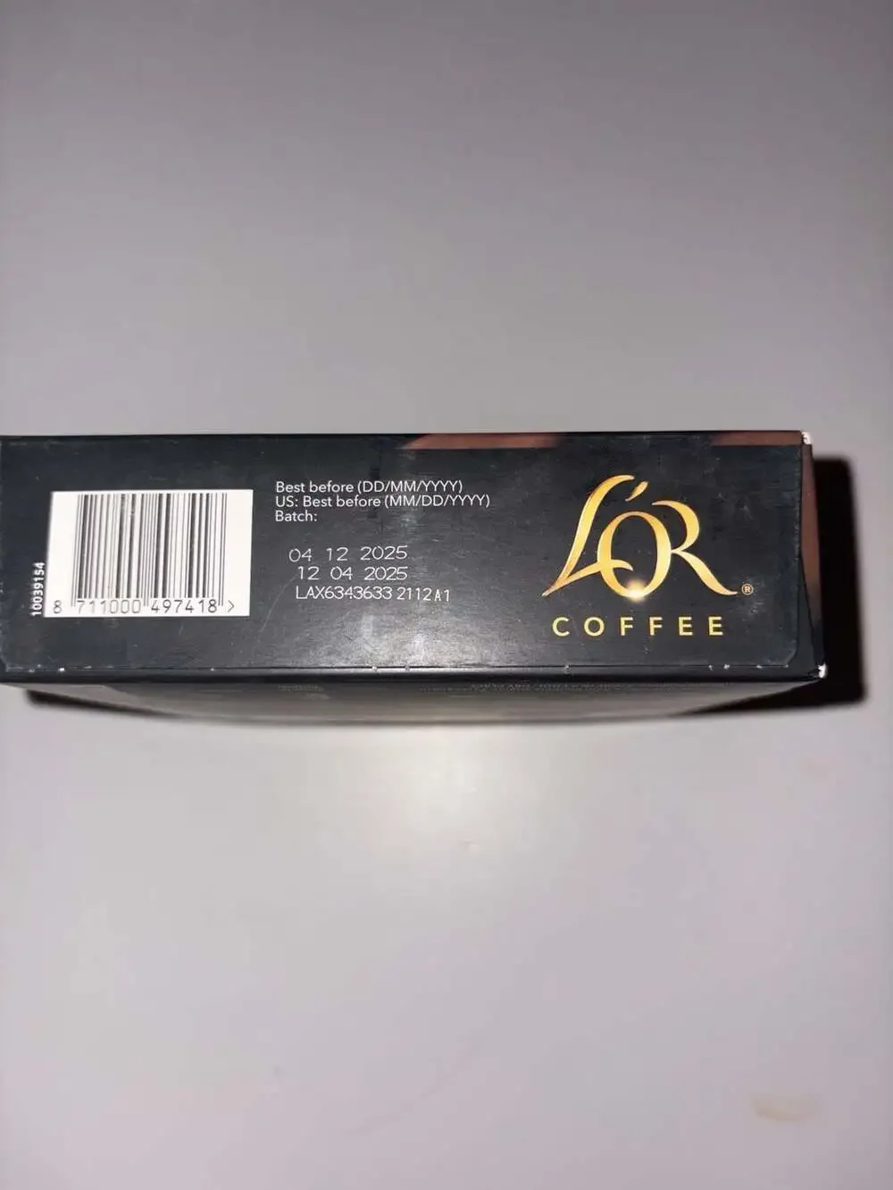 L'OR Le Tigre Dark Roast Coffee Capsules for L'OR Barista System, 10 Count